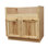 Shoop Natural Shaker Style Farmhouse Sink Base Cabinet