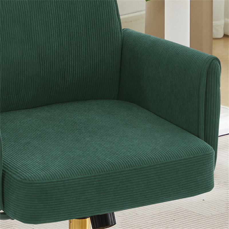 Fauteuil de bureau à dossier moyen, Vert