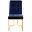 Chaise rembourrée capitonnée (ensemble de 2)-651210197
