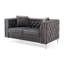 Causeuse contemporaine stylisée grise-1182547795