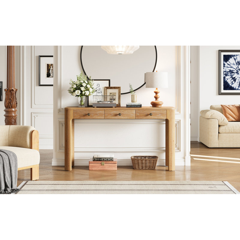 Console Trexm Rustic, Naturel