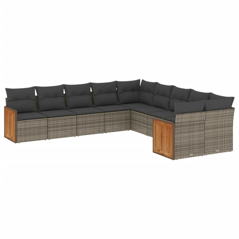 Ensemble de canapé de jardin Vidaxl