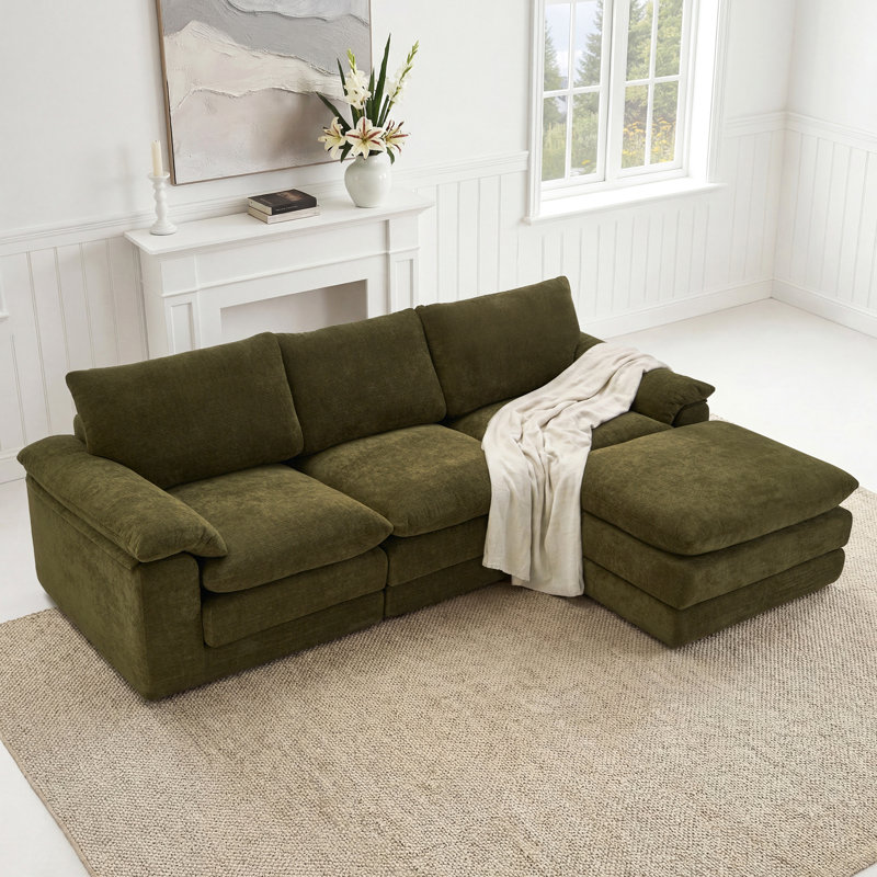 Canapé modulaire Boneless 104 po Cloud, Green