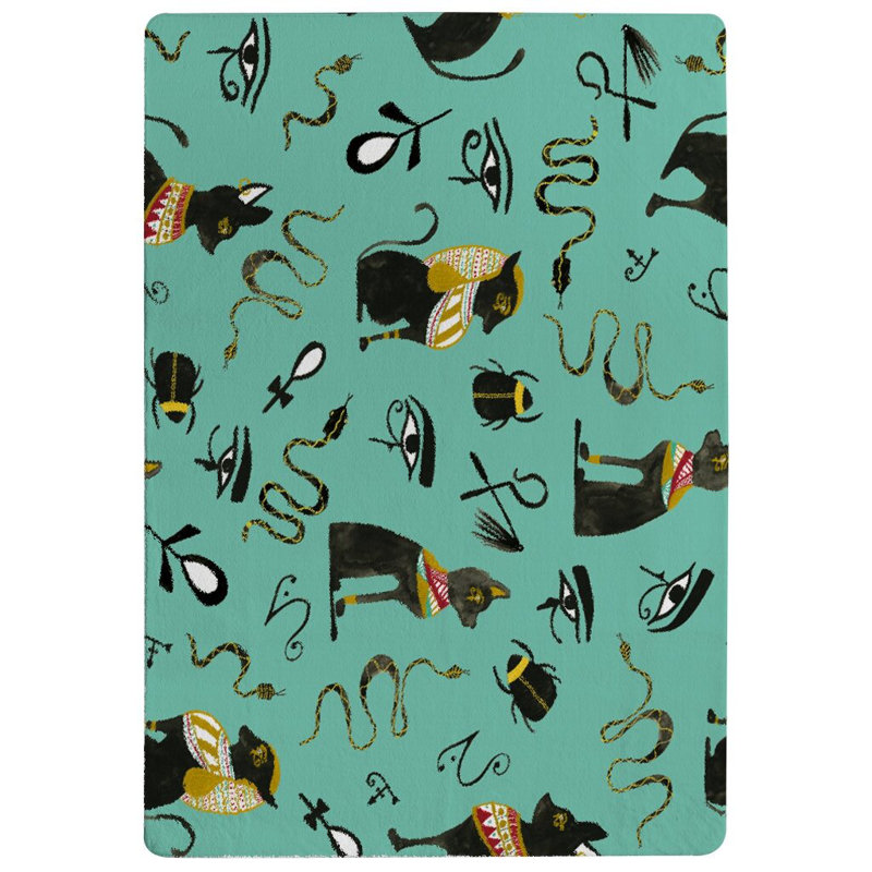 Peralez Shag Area Rug, Rectangle 80 x 150cm