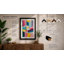 Stacked Forms Geometric - Framed Print-971576064-971576070