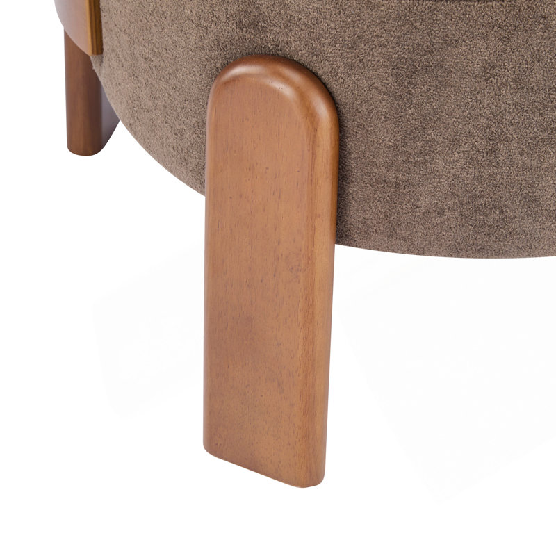Fauteuil à oreilles Cozy, Marron foncé