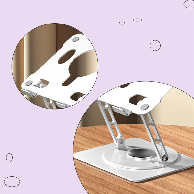 Support pour ordinateur portable, Blanc