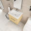 Meuble-lavabo simple mural 24 po avec comptoir en céramique 24 po-918852369