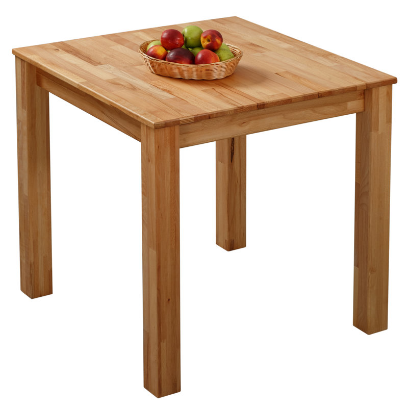 Thorin Solid Wood Dining Table , Beech heartwood