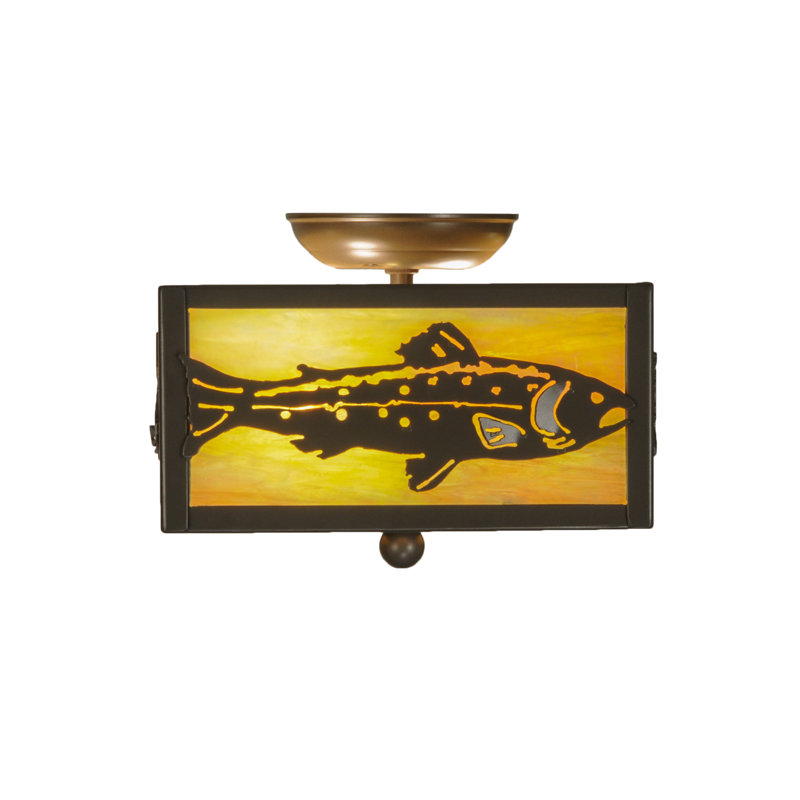 Trout 2 - Light Semi Flush Mount