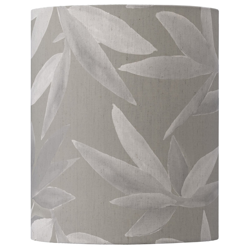 Cotton Round Lamp Shade, 40cm H x 32cm W x 32cm, Snow