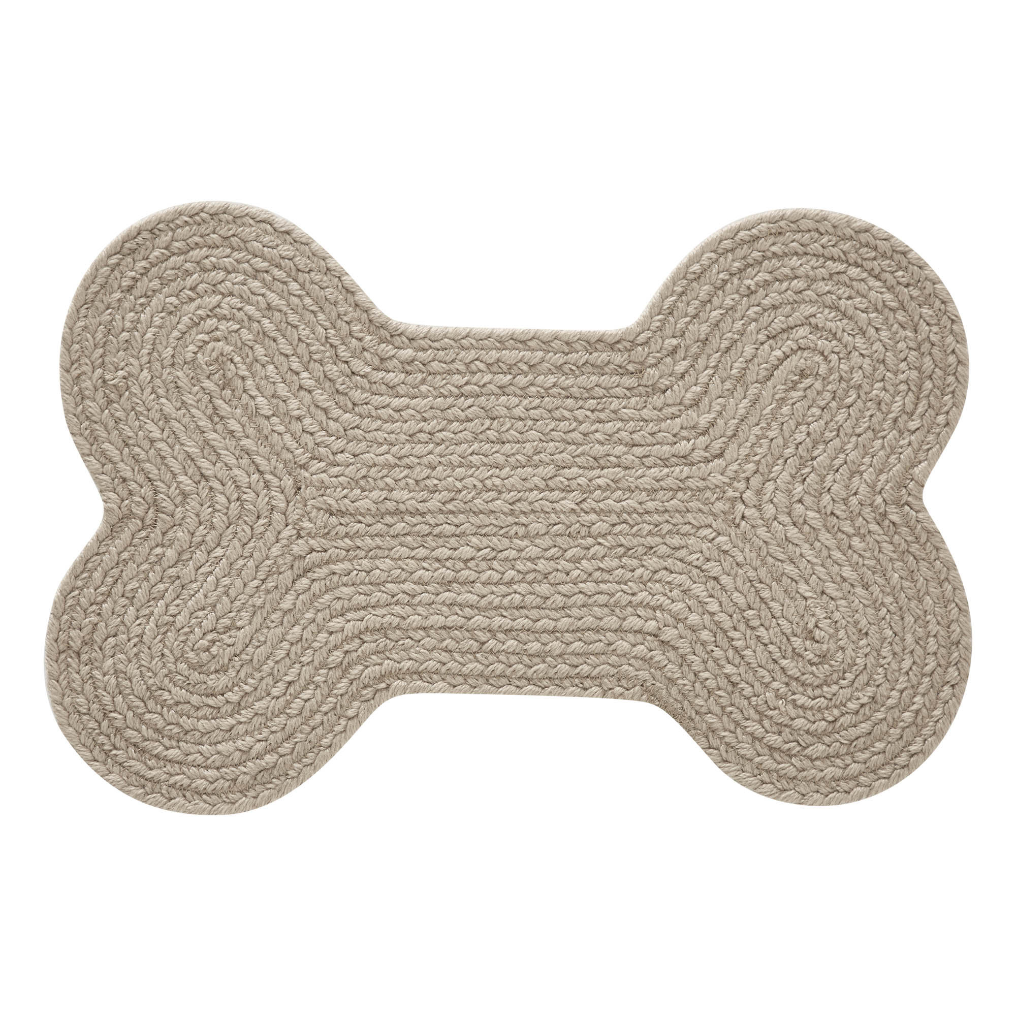 All Natural Dog Bone Placemat Dog Water Food Dish Mat Dog Mat Jute