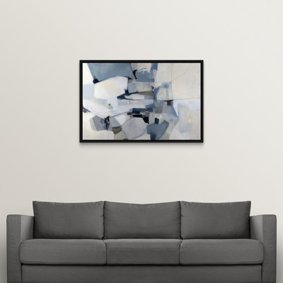 « blue cases », peinture sur toile