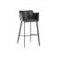 Upholstered Stool with Metal Frame-932812190