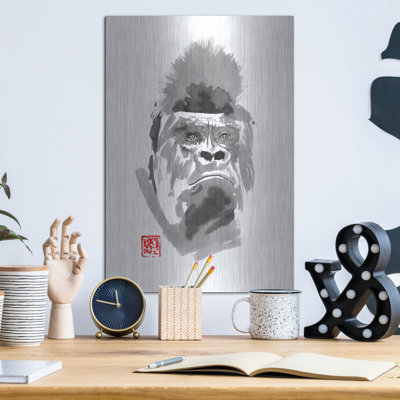 «Gorilla 2» par Pechane sur métal