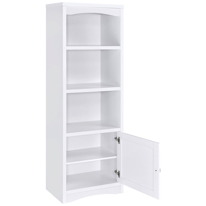 Stott 3-Shelf Engineered Wood Media Tower, White