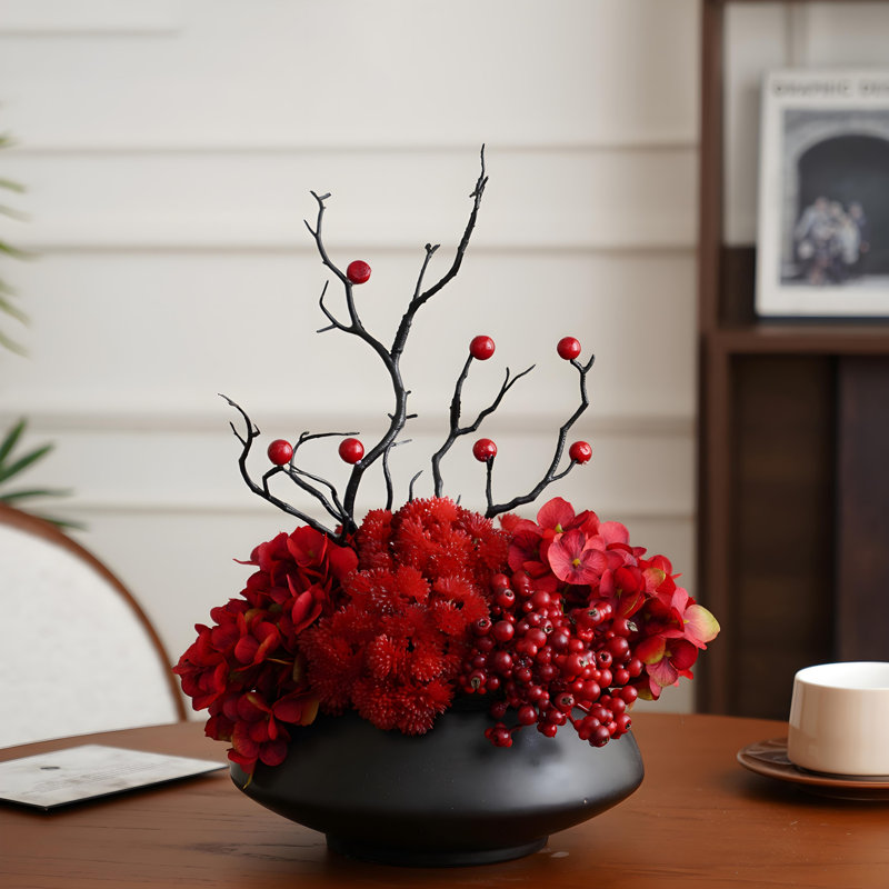 Ornements de fleurs simulées