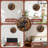 Wooden Bison Wall Clock Rustic Decor