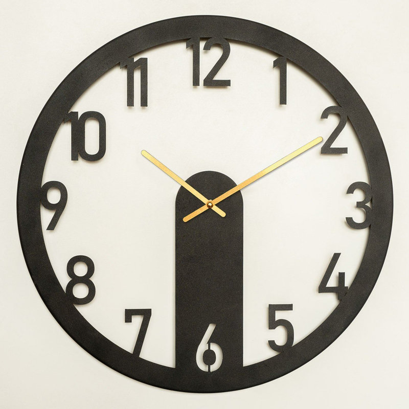 Stainless Steel Analogue Wall Clock