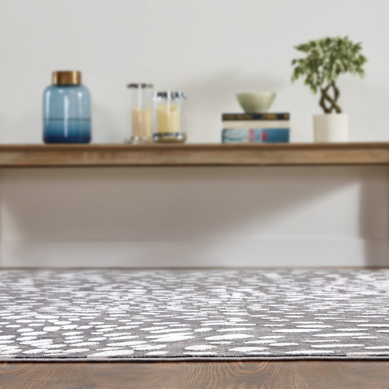 Animal Print Indoor Rug, Round 6'7"