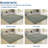 Washable Modern Rug Ultra-Soft Plaid Carpet with Non-Slip Backing, Stain-Resistant Low Pile Floor Mats, Easy Cleaning Geometric Indoor Tug for Living Room, Nursery, Office-1084165820-1083721994