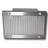 PROLINE 36" 1100 CFM Ducted Island Range Hood in Brushed Stainless Steel