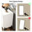 Sideboard Buffet with Adjustable Shelves and 4 Doors, Credenza Storage Cabinets