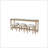 Frosted Glass Console Table With 3 Stools