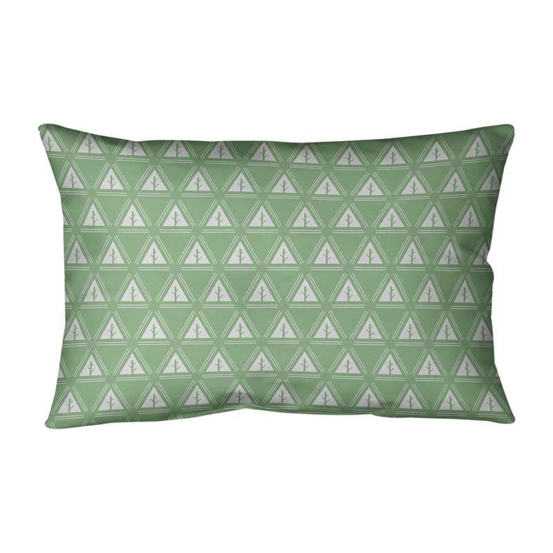 Coussin Theo Nath, Pas de bourre, Vert / blanc