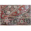 Wool Oriental Area Rug in Red/Charcoal