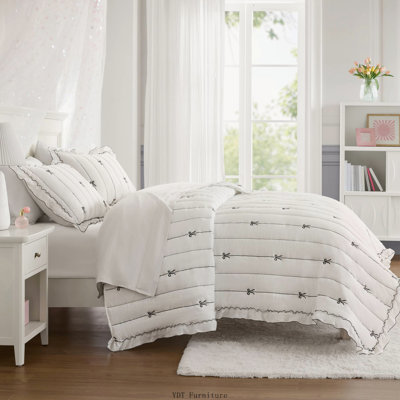 3 Piece Full Queen Quilt Set