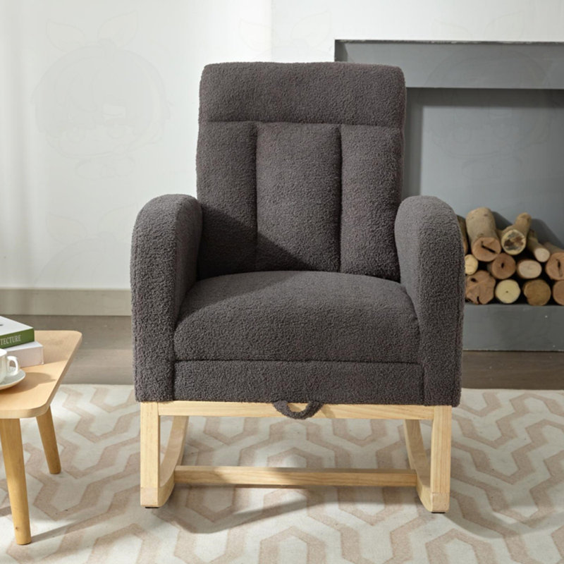 Chaise berçante Modern, Gris
