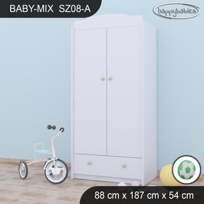 Baby 2 Door Wardrobe