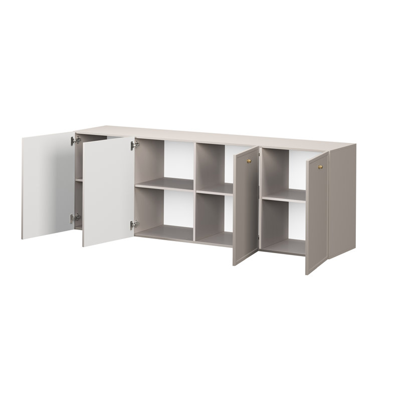 Bagga 200cm Sideboard, Cream/Beige/Gold