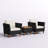 Antun Acacia 2 - Person Patio Conversation Set with Cushions-169953191