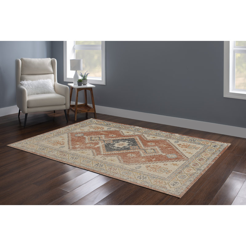 Ambrah Oriental Indoor Rug, Rectangle 5' x 7'6"