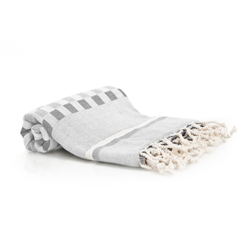 Cotton Lightweight Bath Towel, Gray