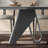 Light luxury rectangular rock plate dining table-107124148