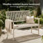 Solid Wood Outdoor Bench