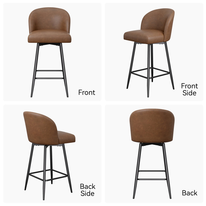 Tabourets de bar: le mélange parfait de fonctionnalité et d'esthétique, Brun