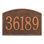 Cape Charles 1-Line Wall Address Plaque