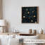 Astronomie et espace, motif d'étoiles, impression d'art moderne sans cadre-714459793