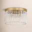 Plafonnier moderne doré 4 lumières Idette Rowe-70769696