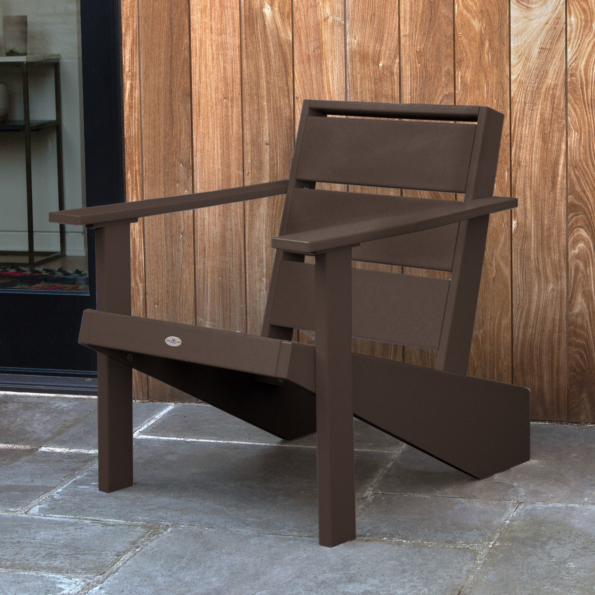 Haven Modern Adirondack Chair, Mangrove Brown