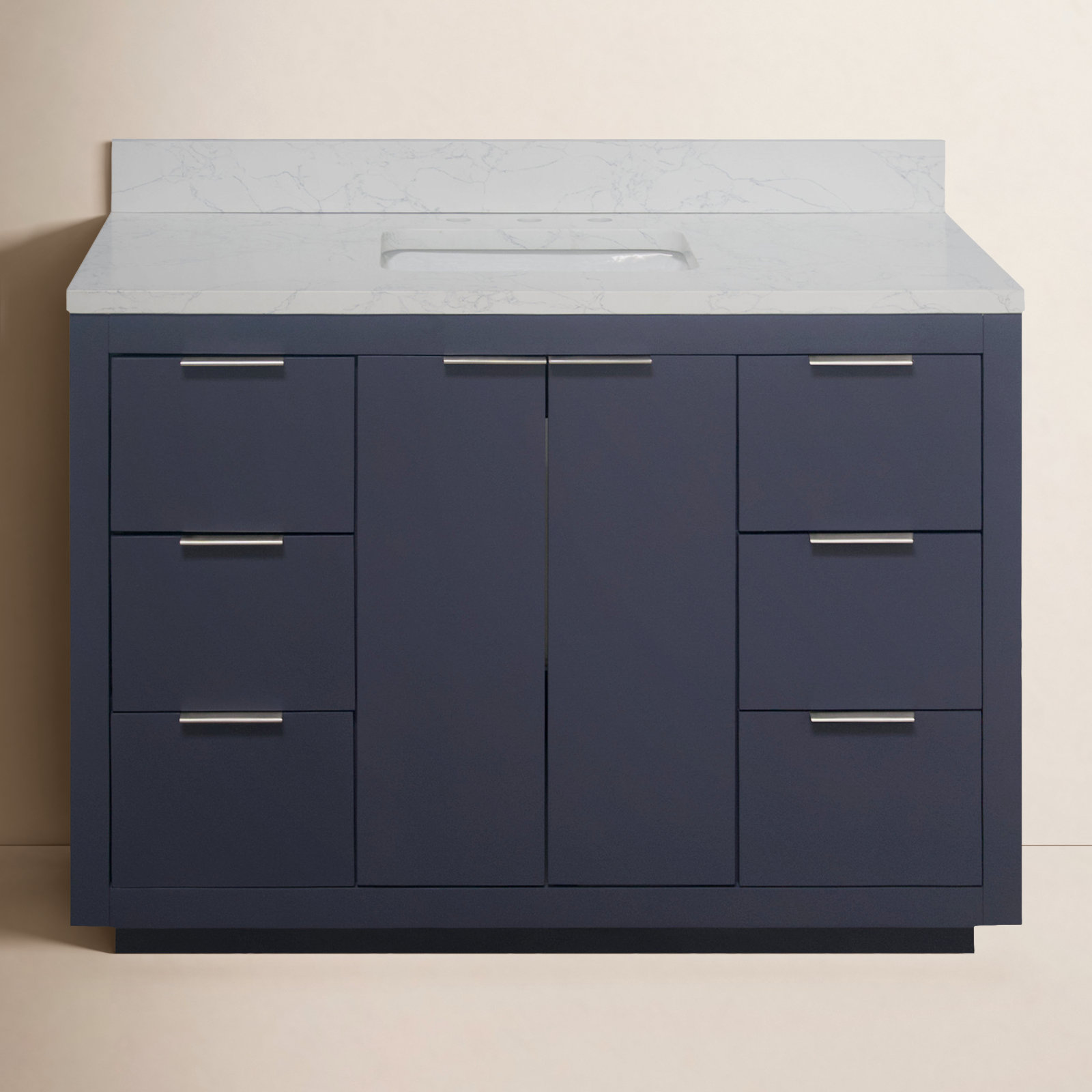 Anastazia 48'' Single Bathroom Vanity, Marine Gray