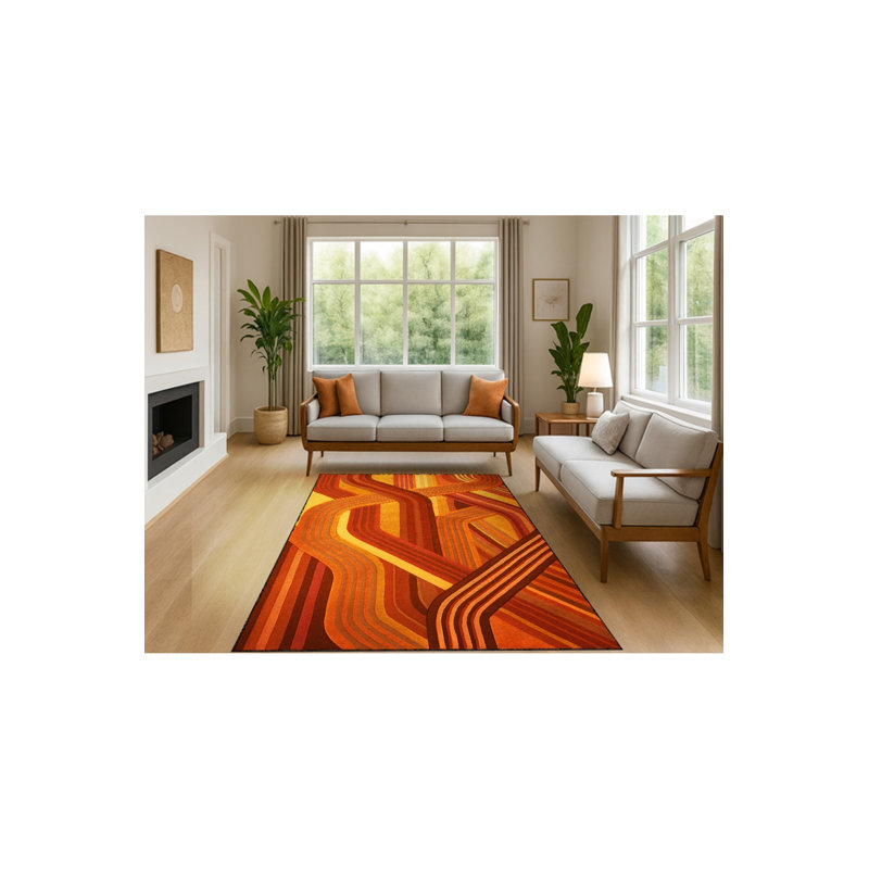 Tapis vert lavable Mosso, 3'3" x 6'7"