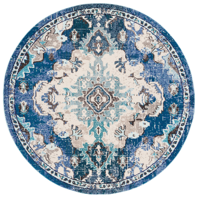 Madison Performance Oriental Rug, Round 6'7"
