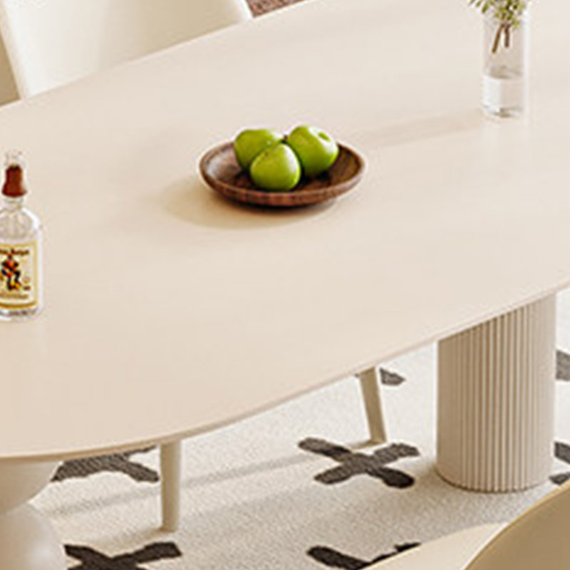 Table de salle à manger Exquise, 5 Pieces: Table, 4 Chairs, H 29,52 po x l 55,11 po x P 31,49 po