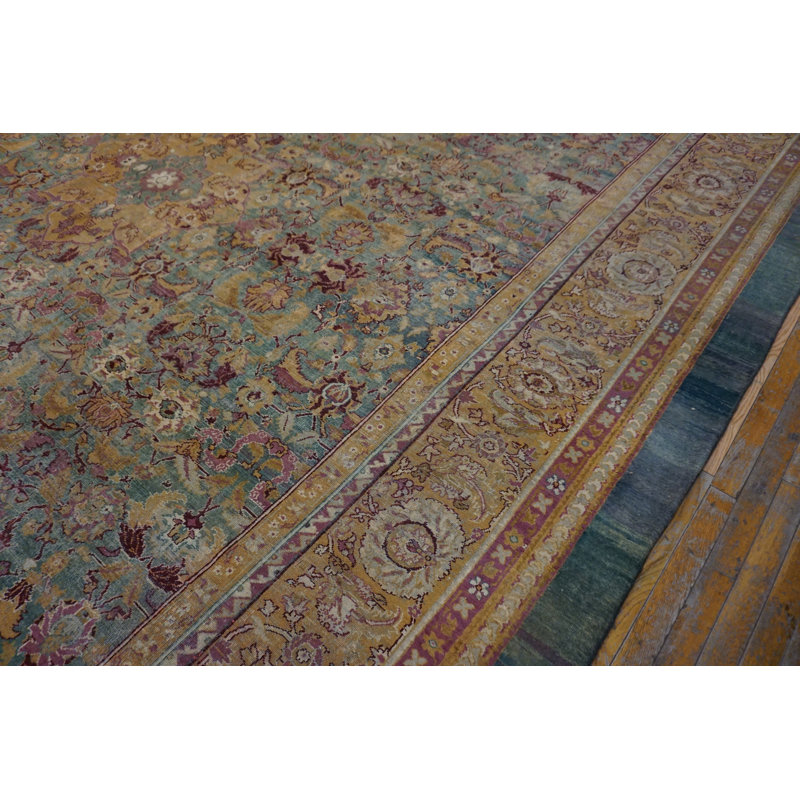 Tapis Amritsar indien antique de grande taille