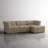 Berlare Boneless 4 - Piece Upholstered Compression Corduroy Modular Sectional Sofa Set with Removable Ottoman – Fully Compressed, No Assembly Required-956101290